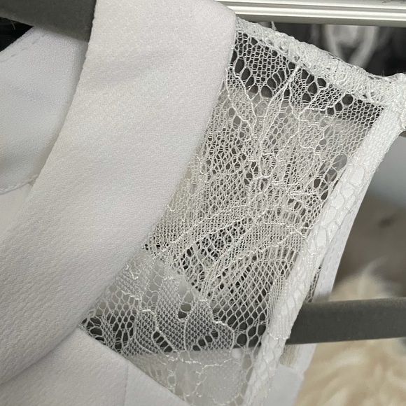 BCBGeneration Lace Trimmed Fit & Flare Dress - Picture 8 of 15